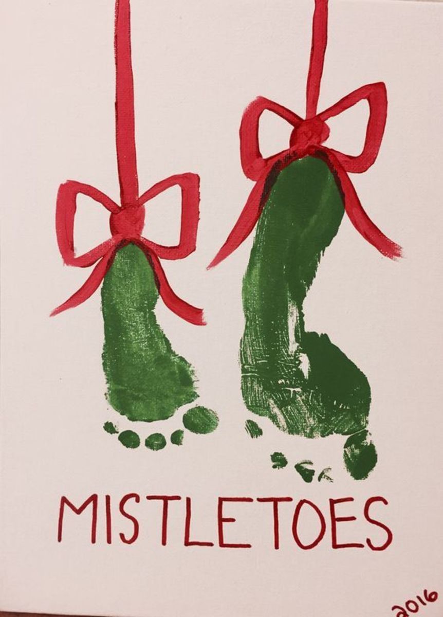 50+ DIY Christmas Footprint Crafts for Kids That are Too Stinkin Cute ...