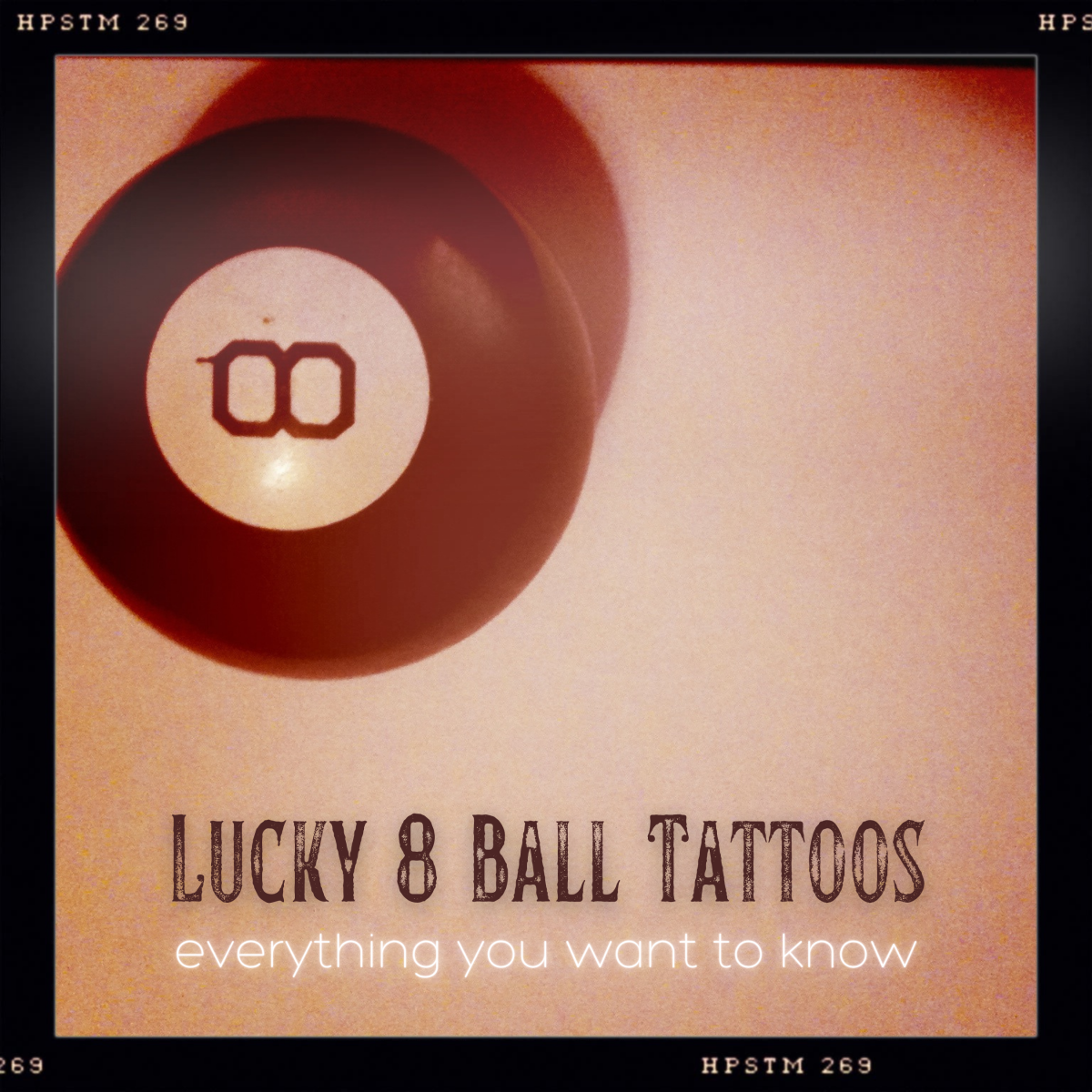 Learn what an 8-ball tattoo means & find many great eightball tattoo design ideas.
