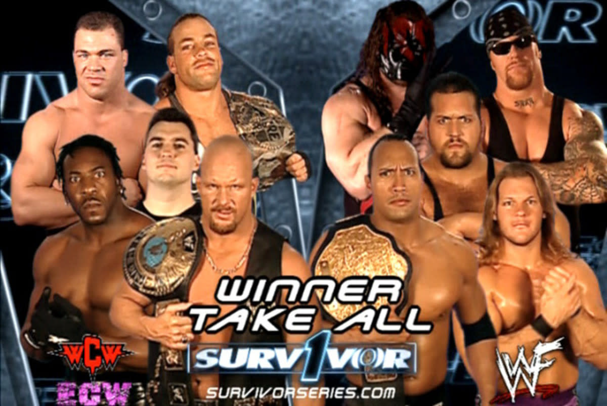 Excellent match, but where are actual WCW/ECW guys?