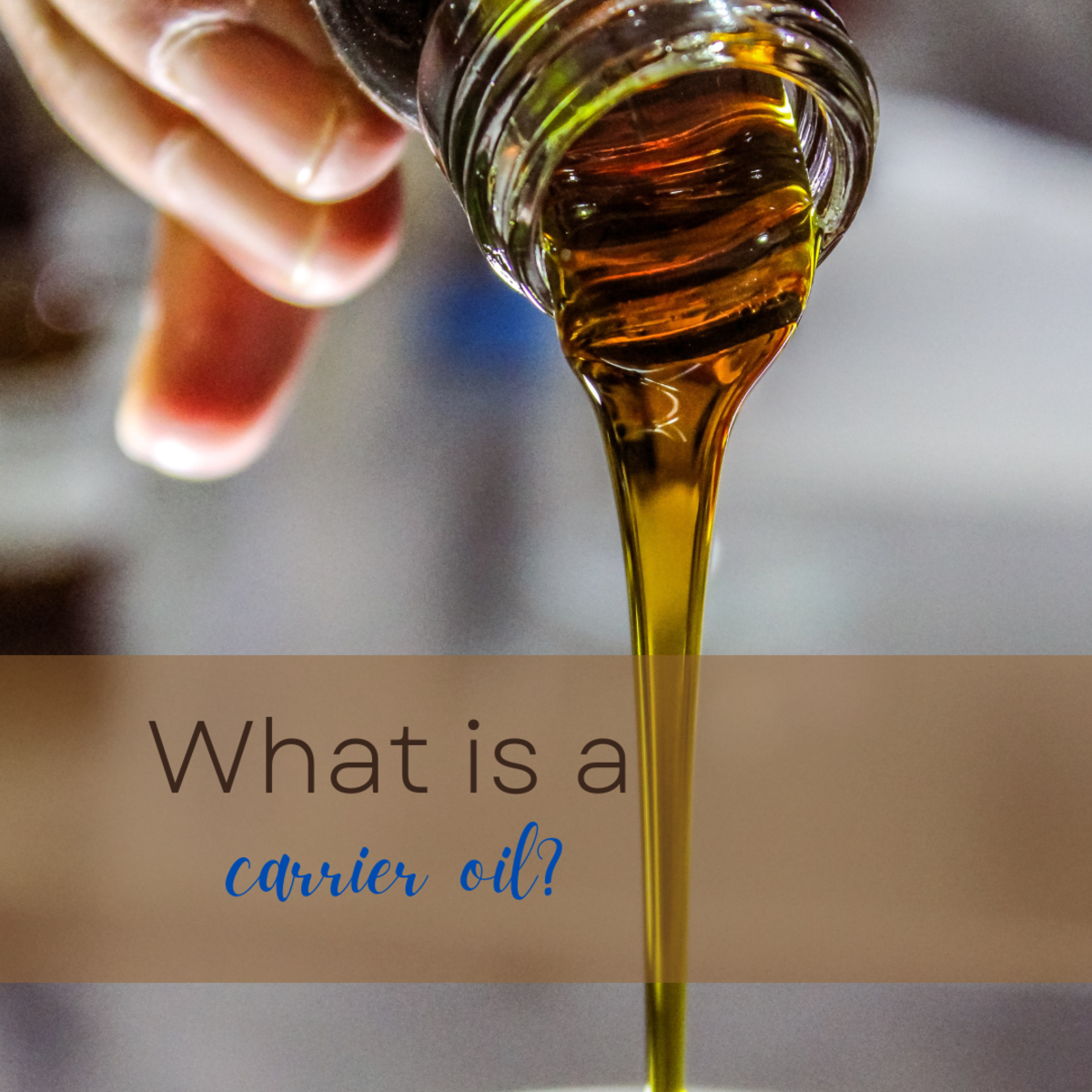 What is a carrier oil?