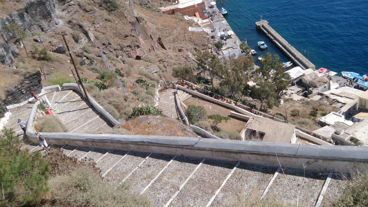 588 Steps of Santorini Greece