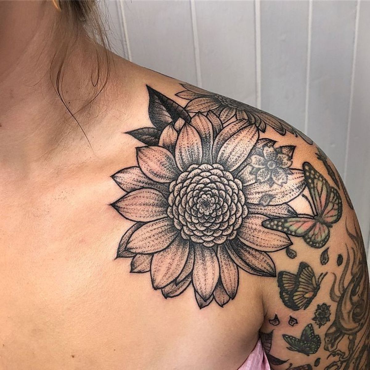 Top Sunflower Tattoo Designs and Ideas
