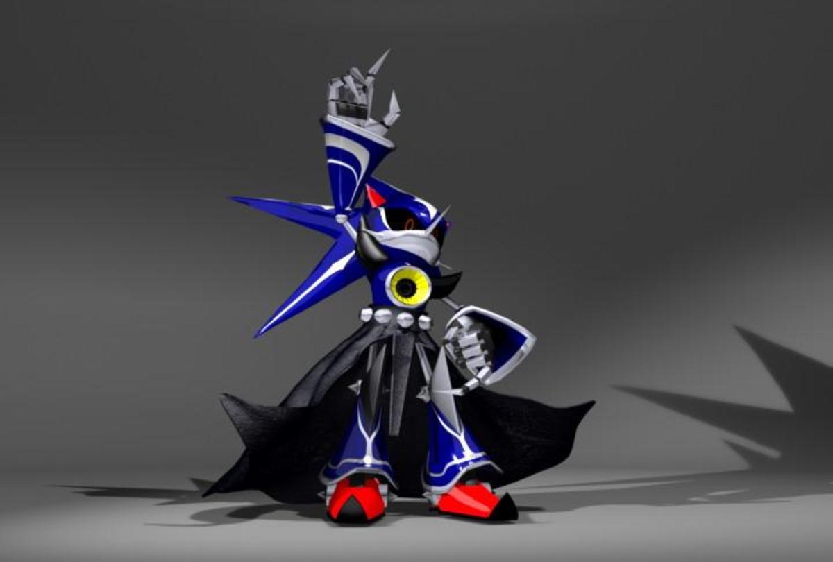 Near-final CGI model fo "Neo Metal Sonic"