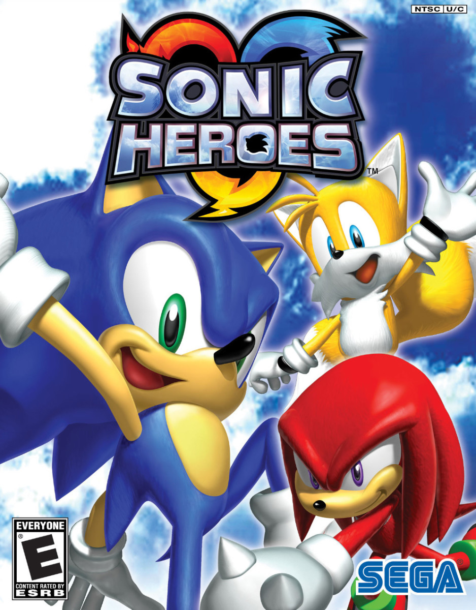 "Sonic Heroes" North American Cover Art