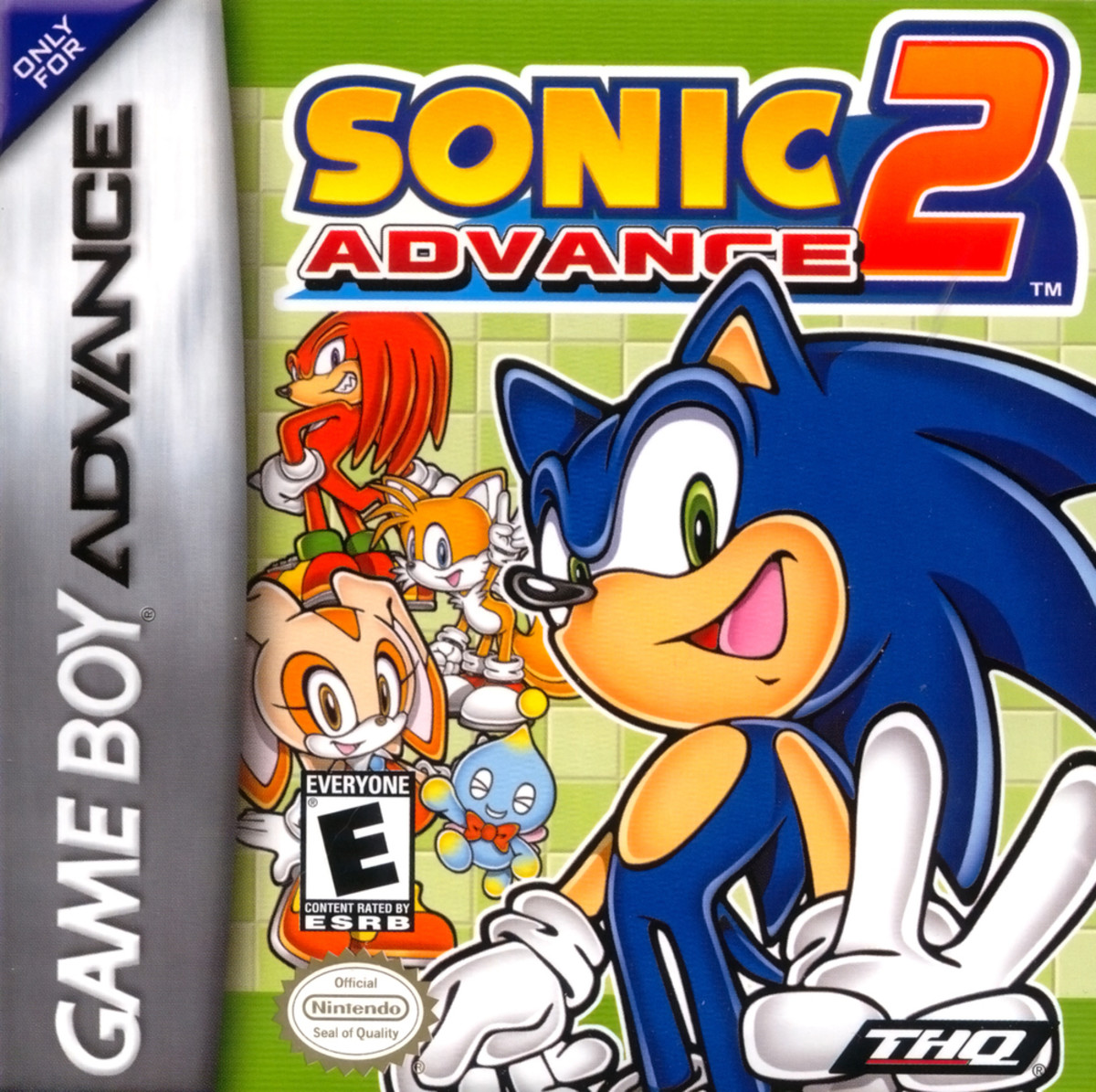 "Sonic Advance 2" GameBoy Advance Cover