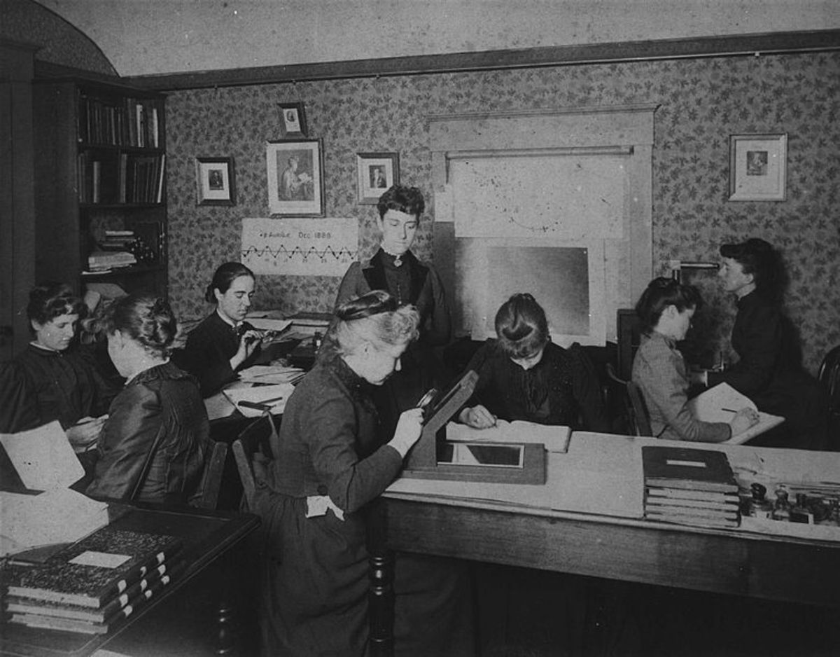 "Pickering's Harem," so-called, for the group of women computers at the Harvard College Observatory, who worked for the astronomer Edward Charles Pickering. The group included Harvard computer and astronomer Henrietta Swan Leavitt.