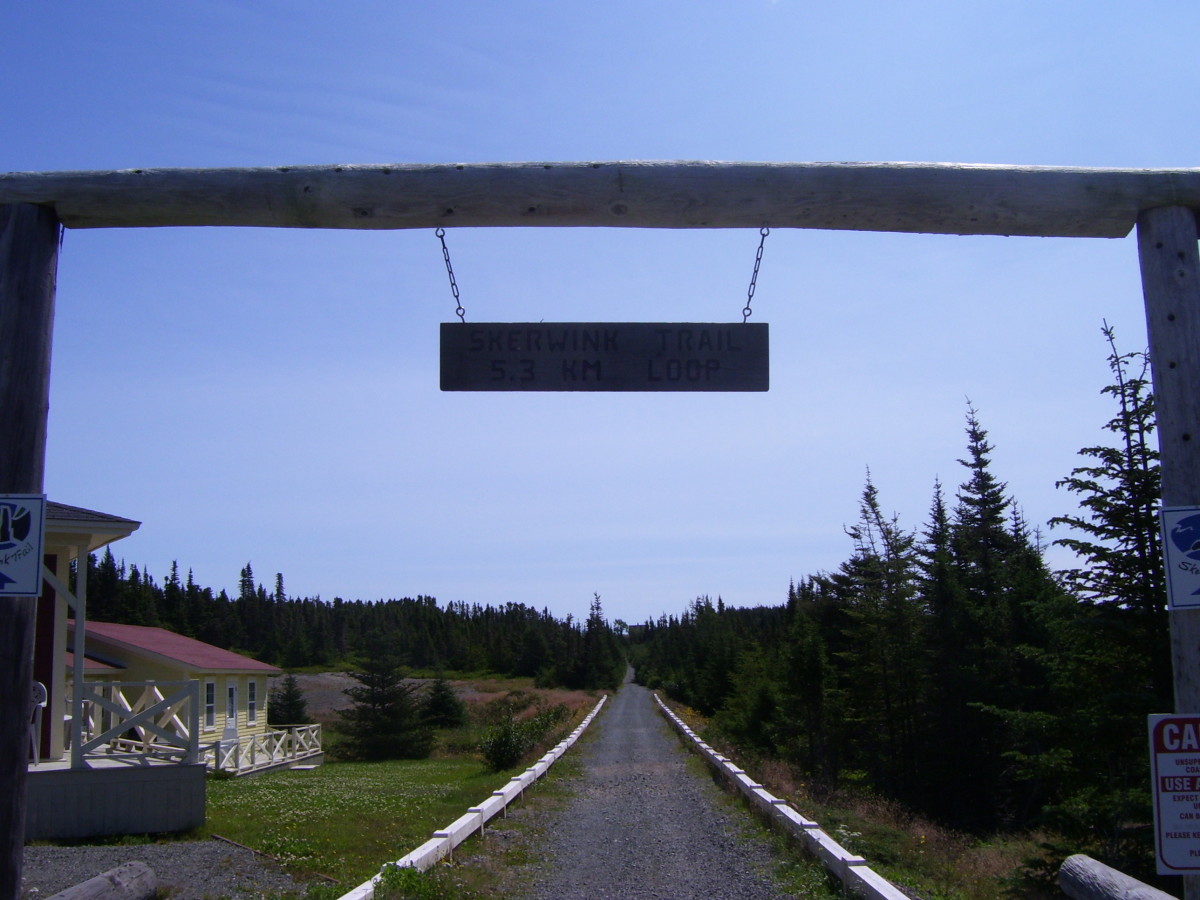 The start of the Skerwink Trail.