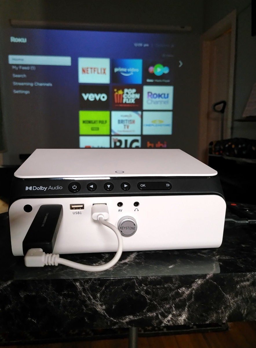 Review of the Vankyo Leisure 495W Projector With a Green Mind