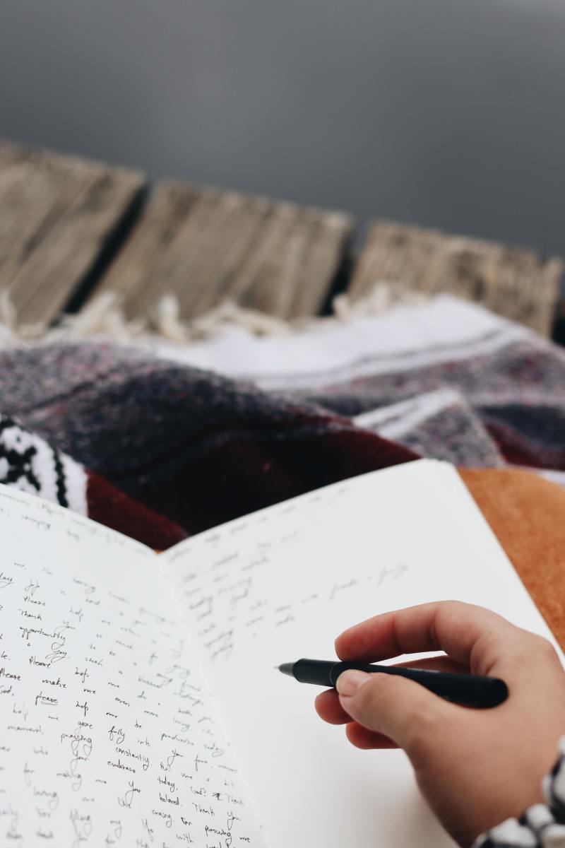 Writing down your thoughts can unburden your stressed mind and help you get back to sleep.