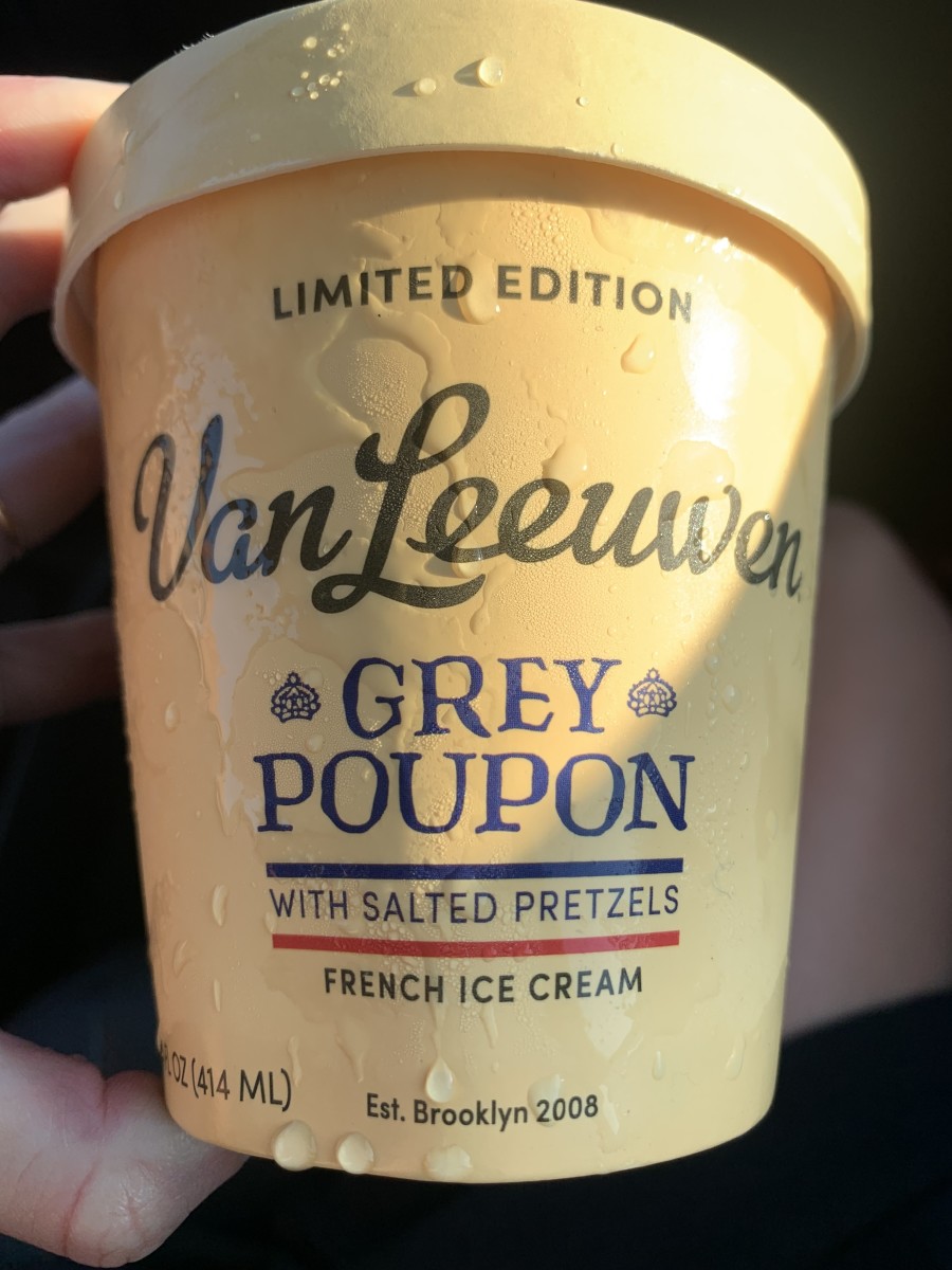Grey Poupon ice cream