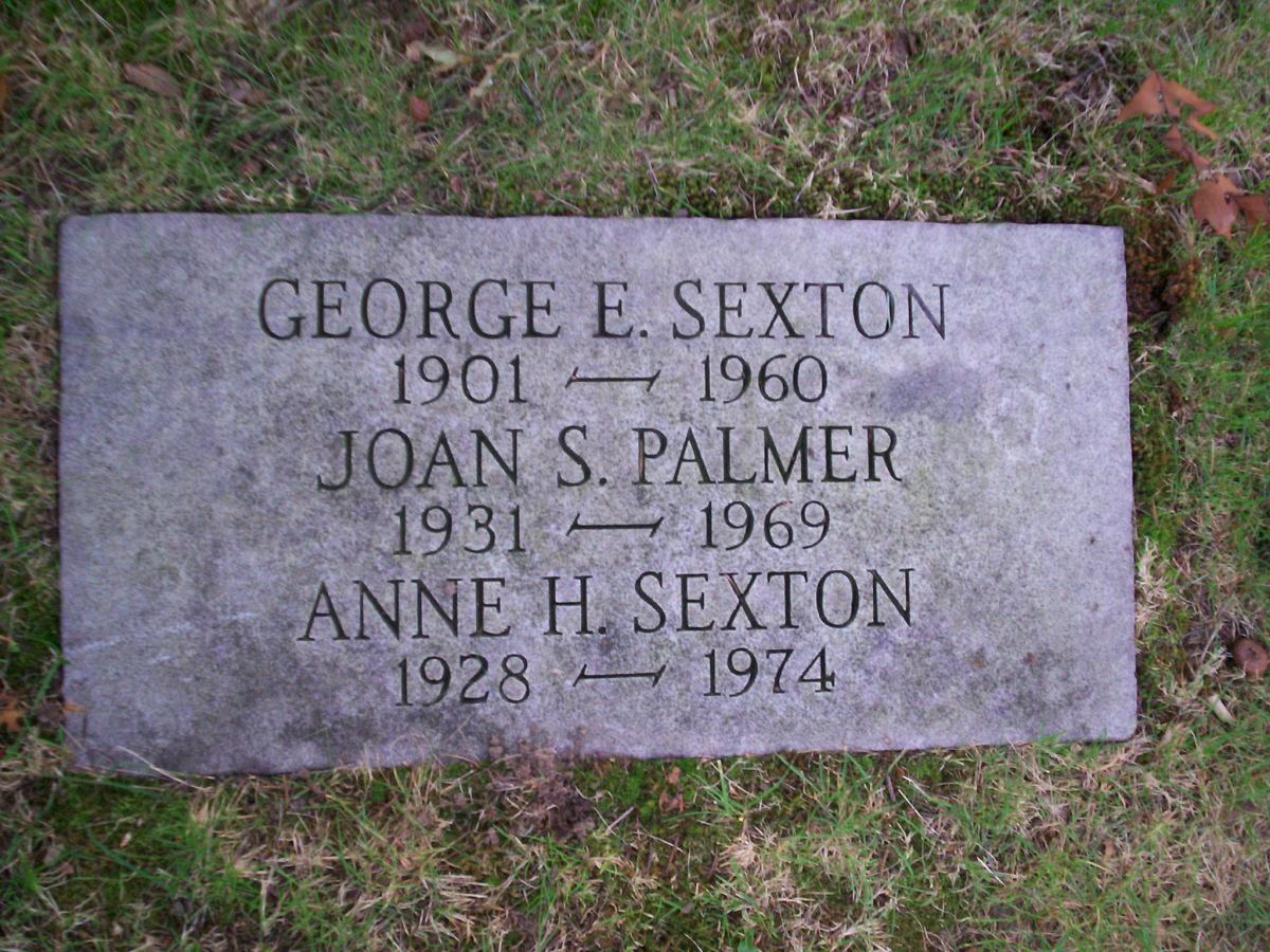 Anne Sexton’s grave at Forest Hills Cemetery in Jamaica Plain, Massachusetts.