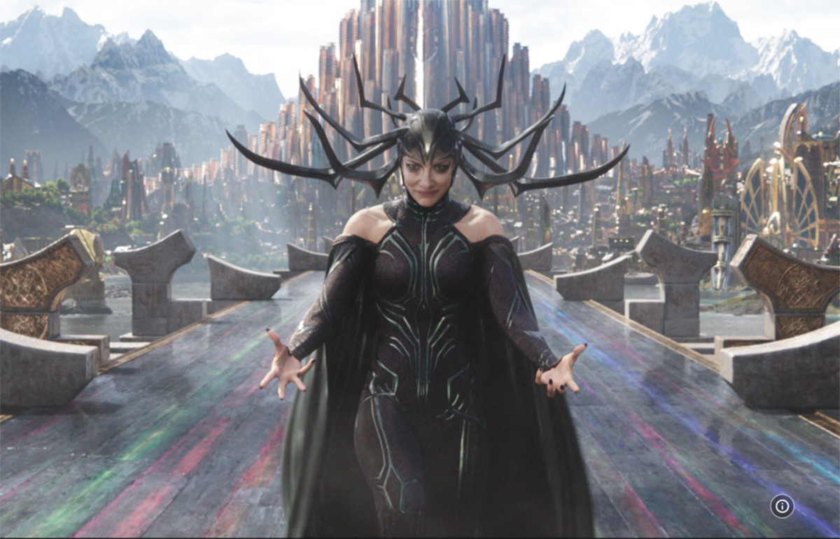 Hel (as Hela) was famously portrayed by Cate Blanchett in Thor: Ragnarok. Wicked as the depiction was, though, this is not the traditional appearance of Hel.