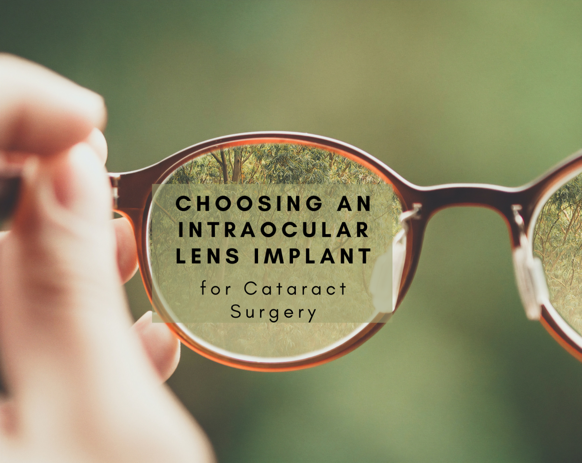Are you going to do cataract surgery?
