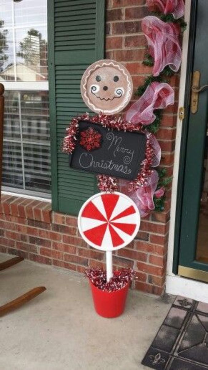 Gingerbread and Candy Sign