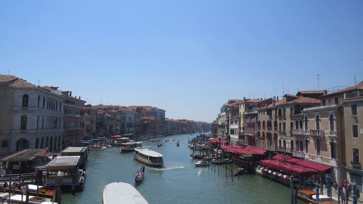 Different Modes of Water Transportation in Venice- The Grand Canal Can Get Quite Congested