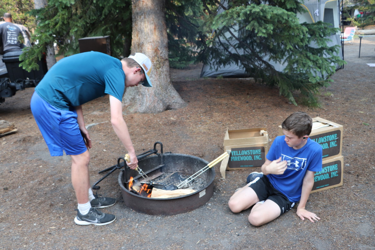 Camping is the most affordable way to see Yellowstone National Park - for both lodging and food costs.