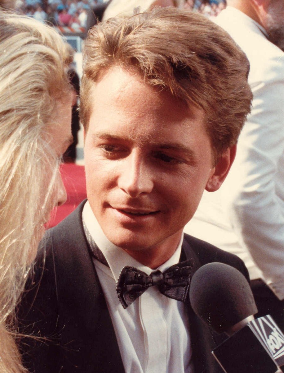 Michael J Fox became an icon with the Back to the Future films.