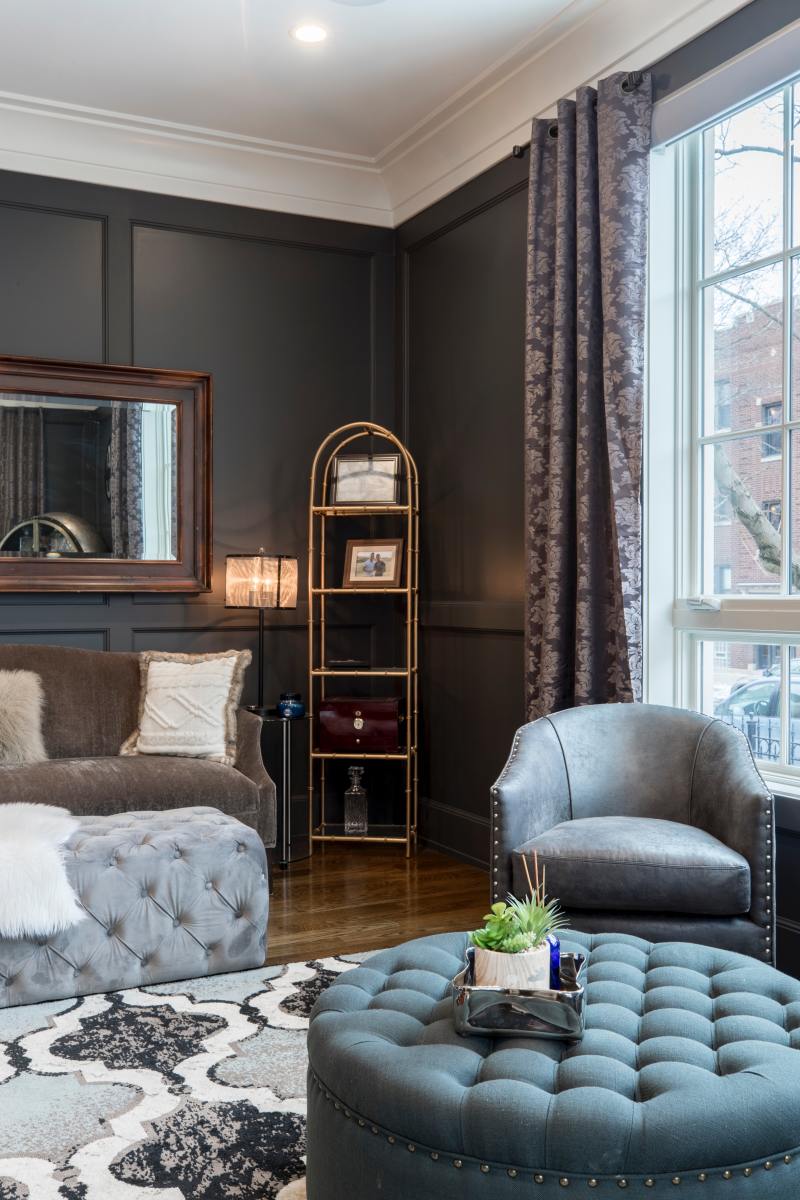 A Scorpio living room will be mature and elegant, and perhaps a touch moody. Opt for rounded objects over square ones. Scorpio rules darker grays and blacks.
