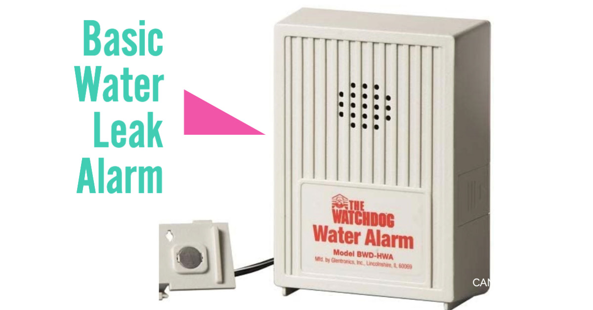 A very basic water leak alarm, the Basement Watchdog.