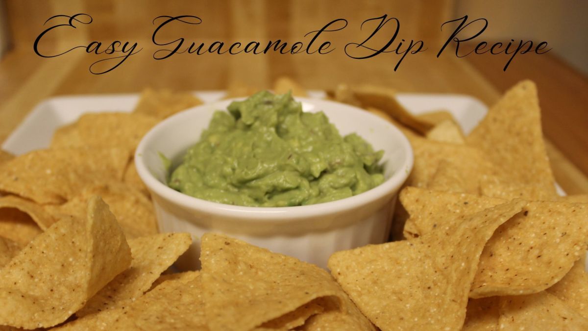 This delicious guacamole dip can be whipped up with only a few ingredients.