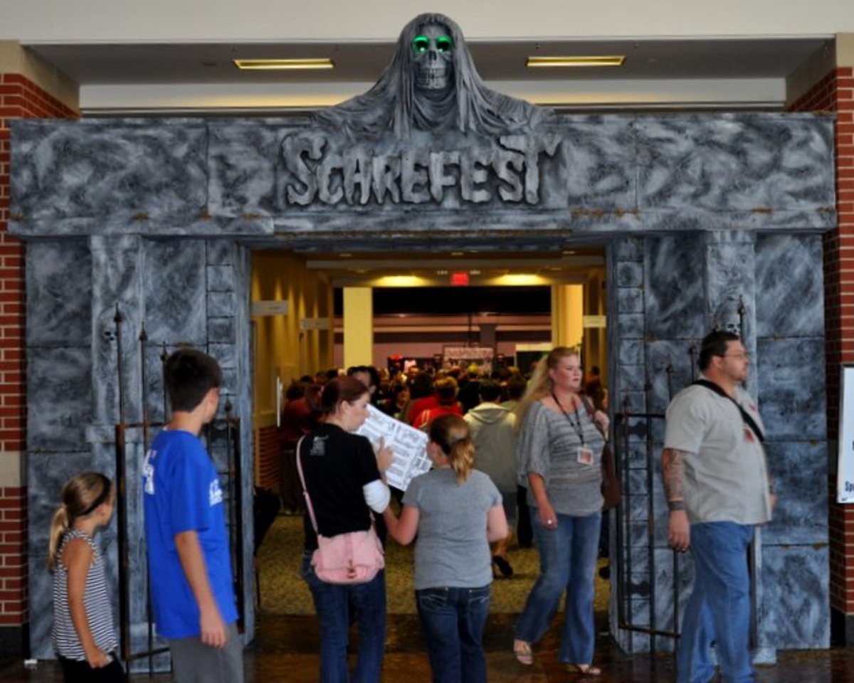 The Scarefest entrance in 2015