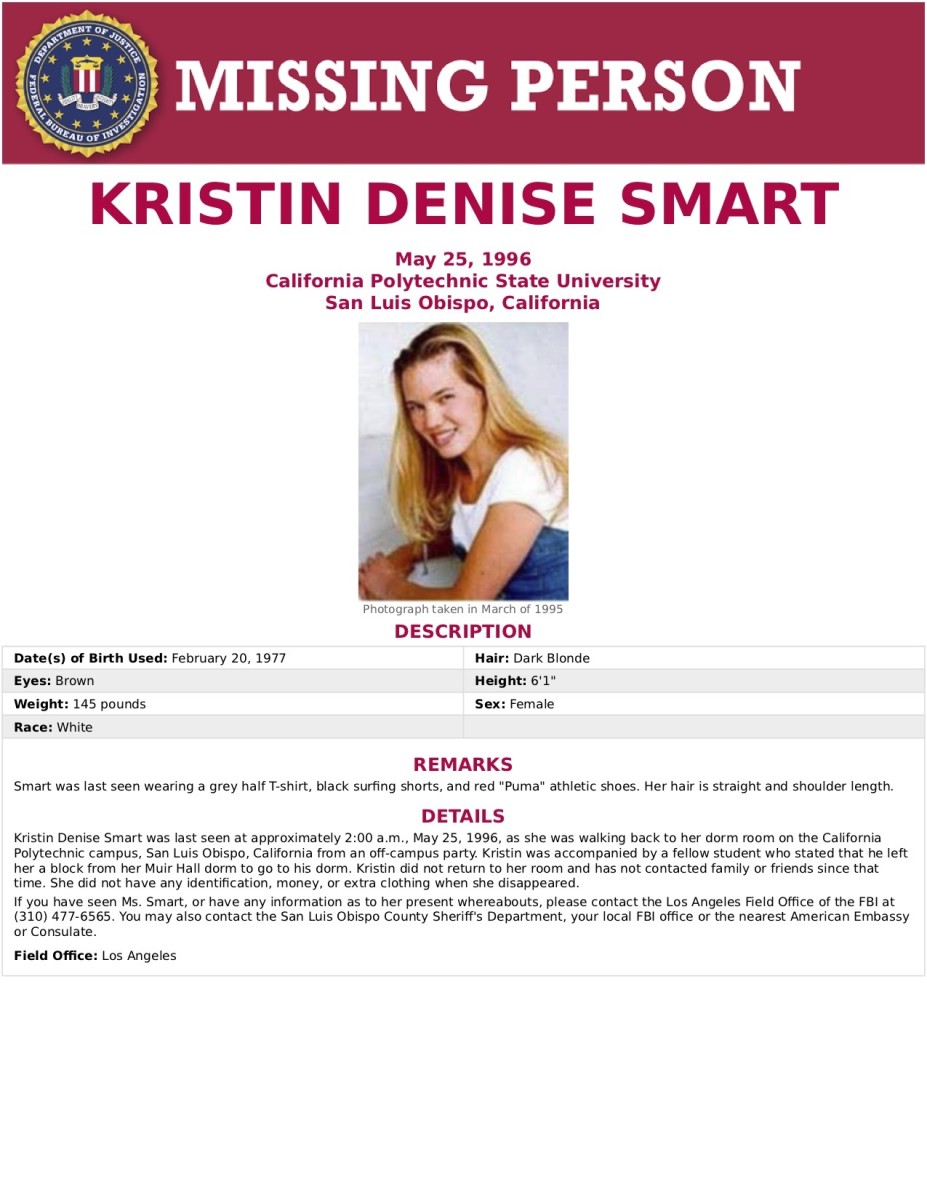 Missing poster for Kristin Smart