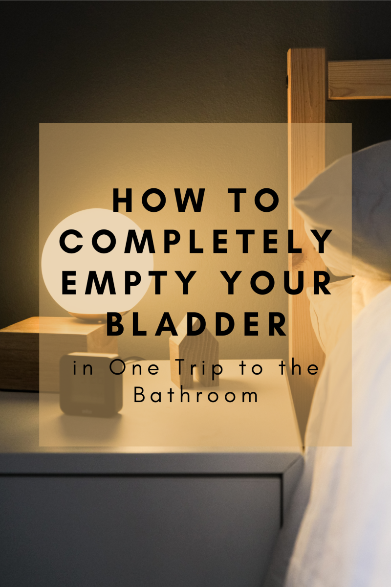Tired of getting up in the night to urinate? Here is how to completely empty your bladder at night. 