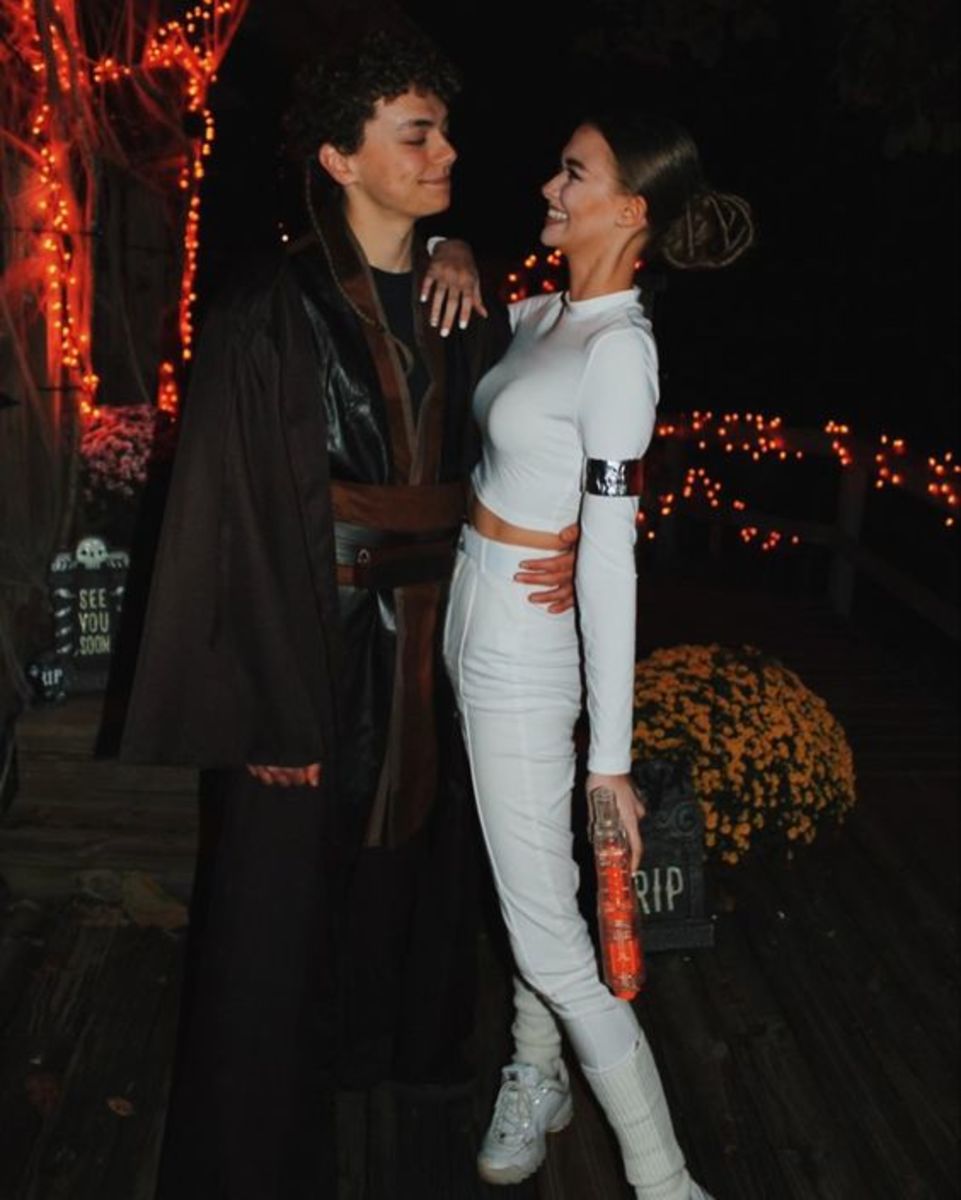 Anakin and Padme costume Star Wars Couples Costume Halloween Ideas