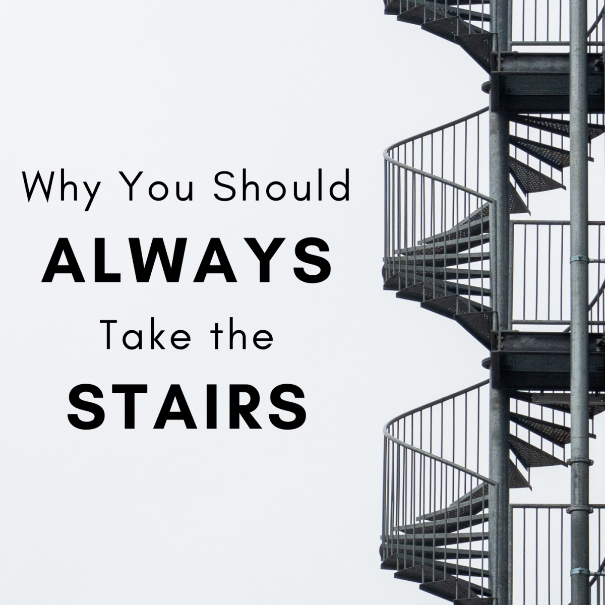 Why stairs are the better, healthier option.