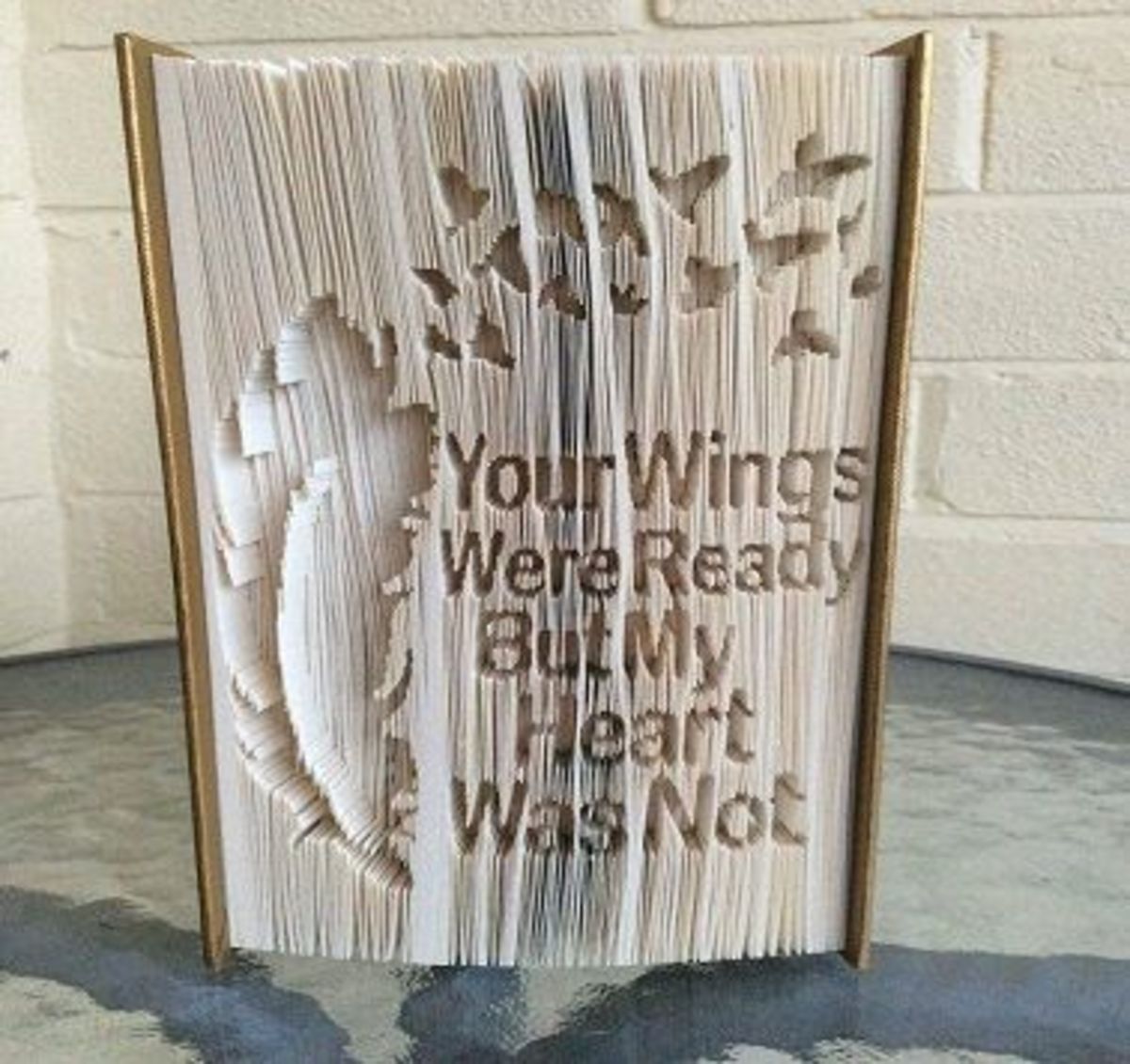 There are so many ways to express yourself through folded book art