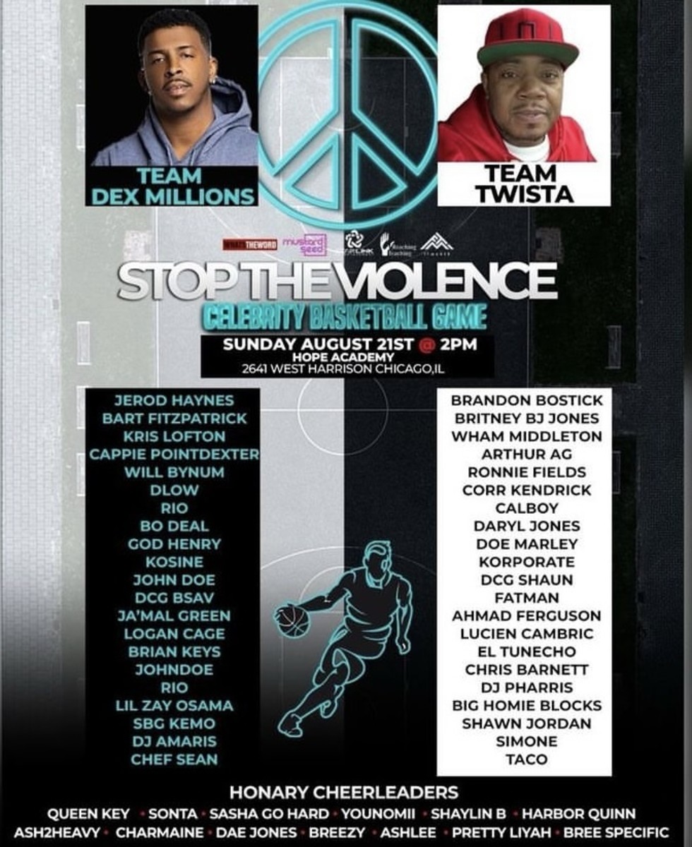Stop The Violence Celebrity Basketball Game returns for its 5th year! Brought to you by Dex Millions and Twista..