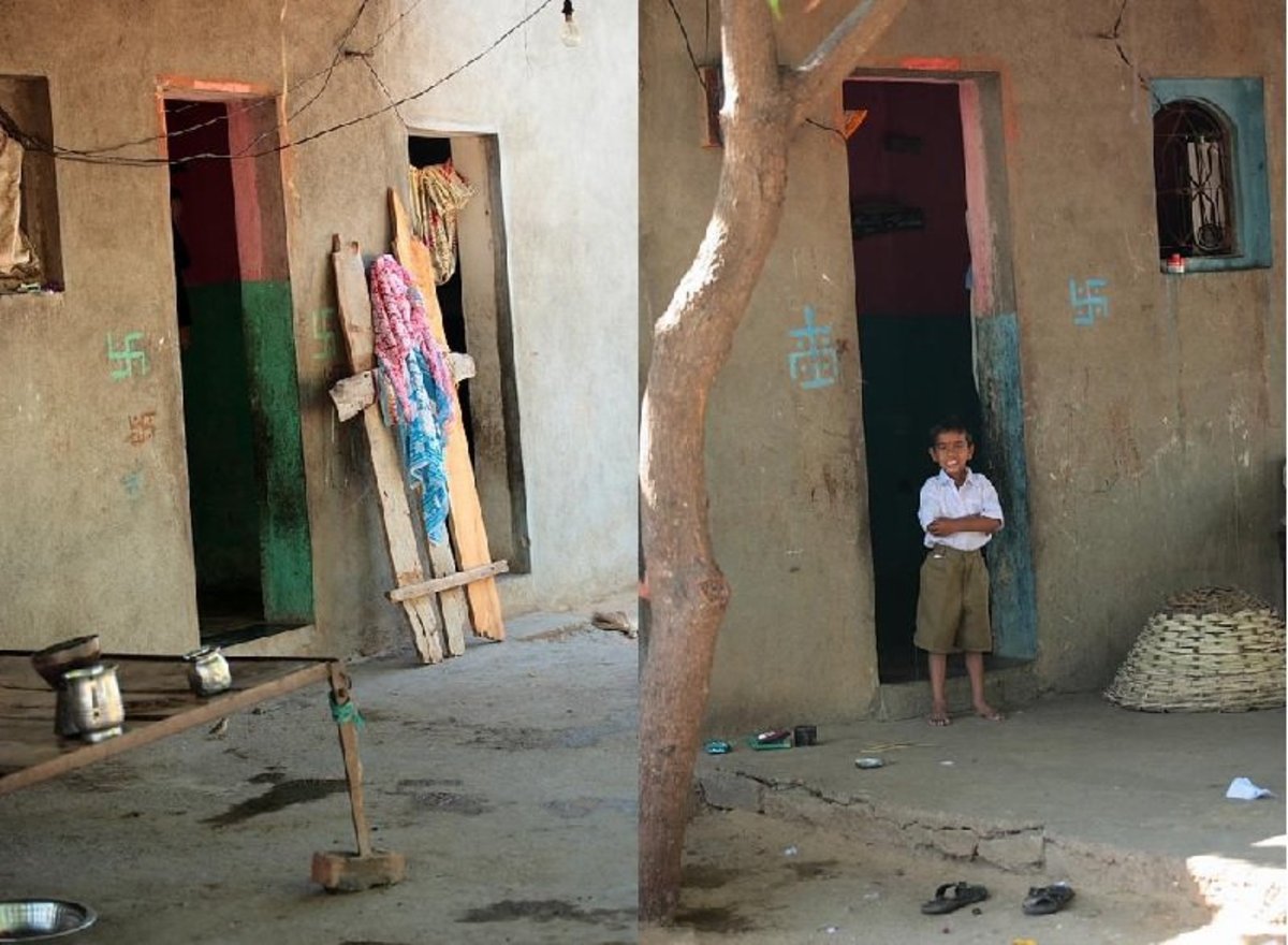 A home without doors at Shani Shignapur