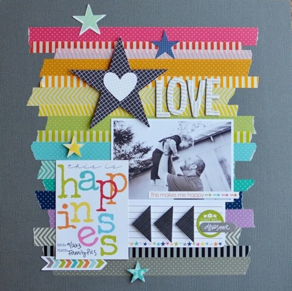 There are so many ways to use washi tape on scrapbook pages. Let's explore some ideas together