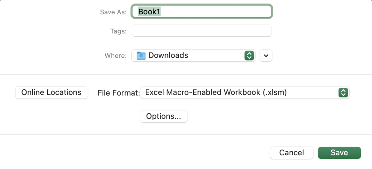 The only way to operate Excel workbooks with macros is to save the files as macro-enabled workbooks. 