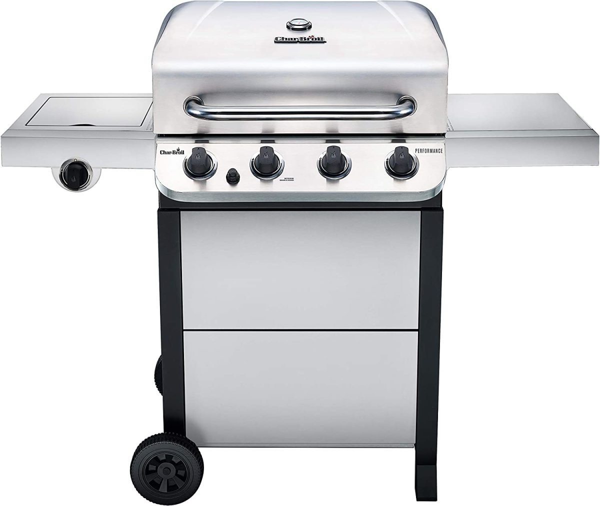 The Char-Broil 463377319 Performance 4-Burner Cart Style Liquid Propane Gas Grill.