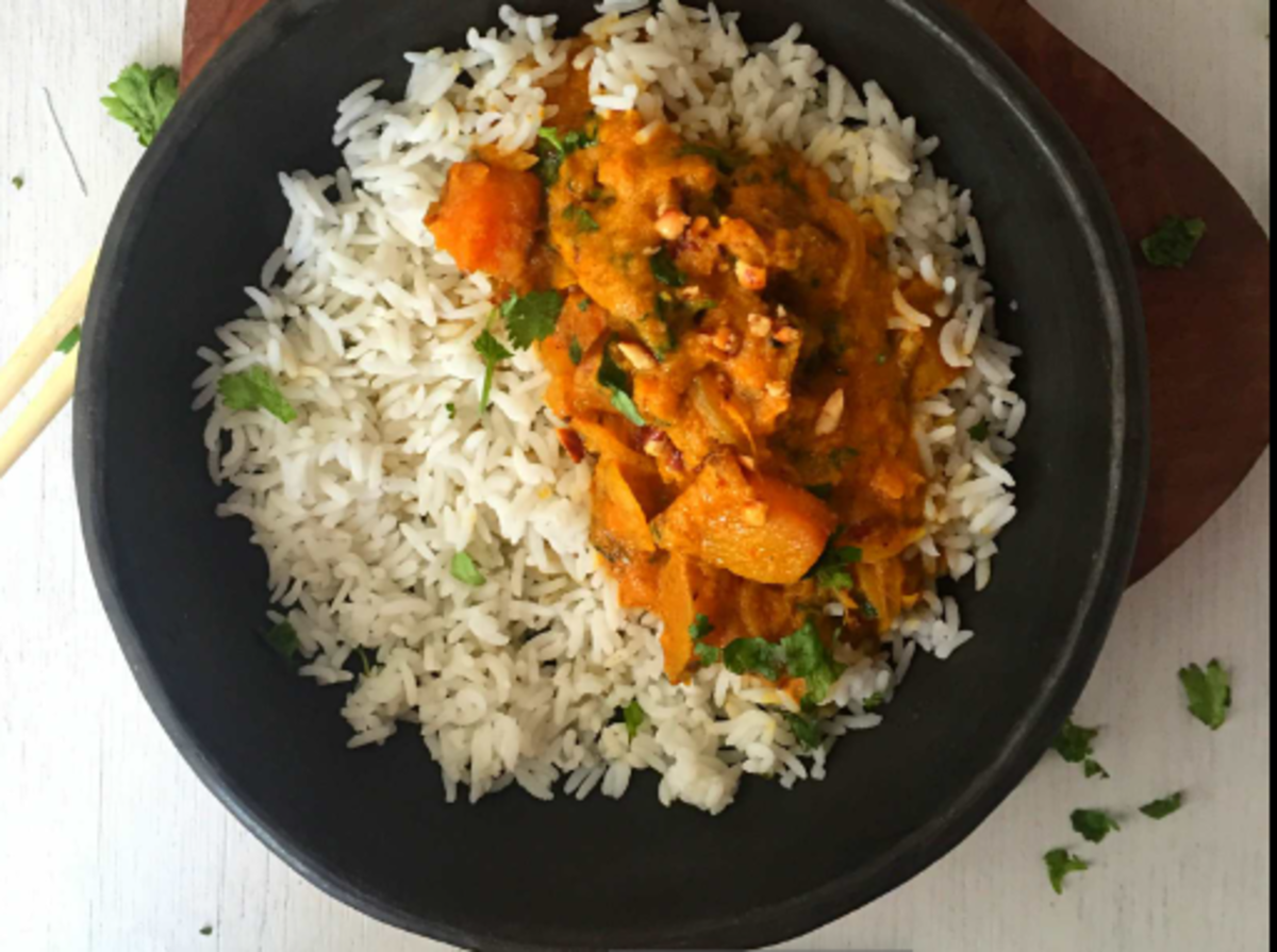 Rice and Potato curry