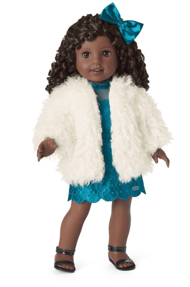 Claudie in her Jazzy Flapper and Fur Coat Outfit