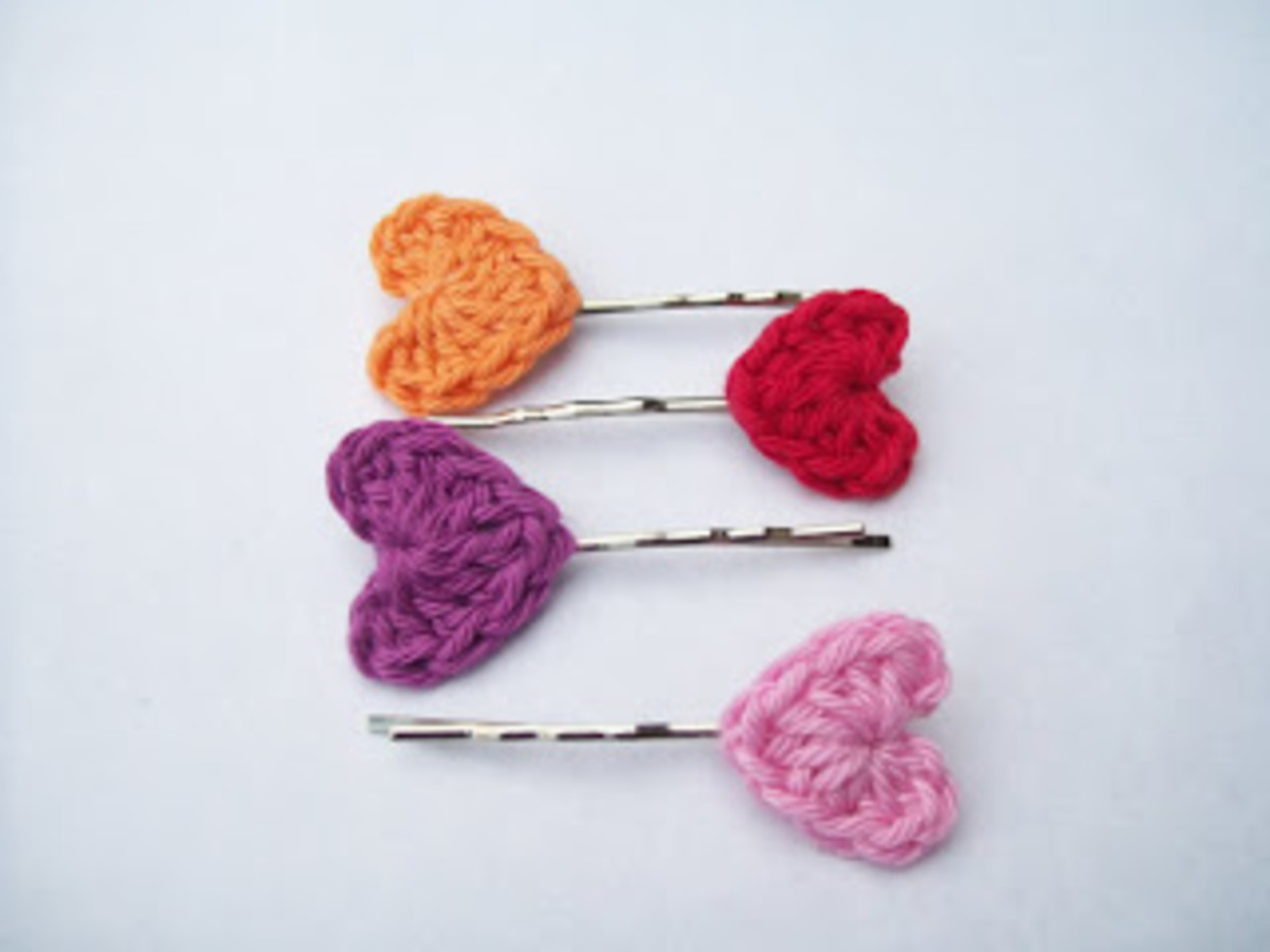 Sweet and simple Bobbie Pin Hearts