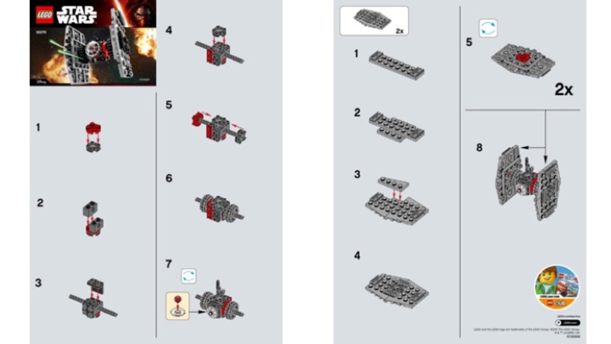 Regenerativ tidligste diskret LEGO Star Wars First Order Special Forces TIE Fighter 30276 Review -  HubPages