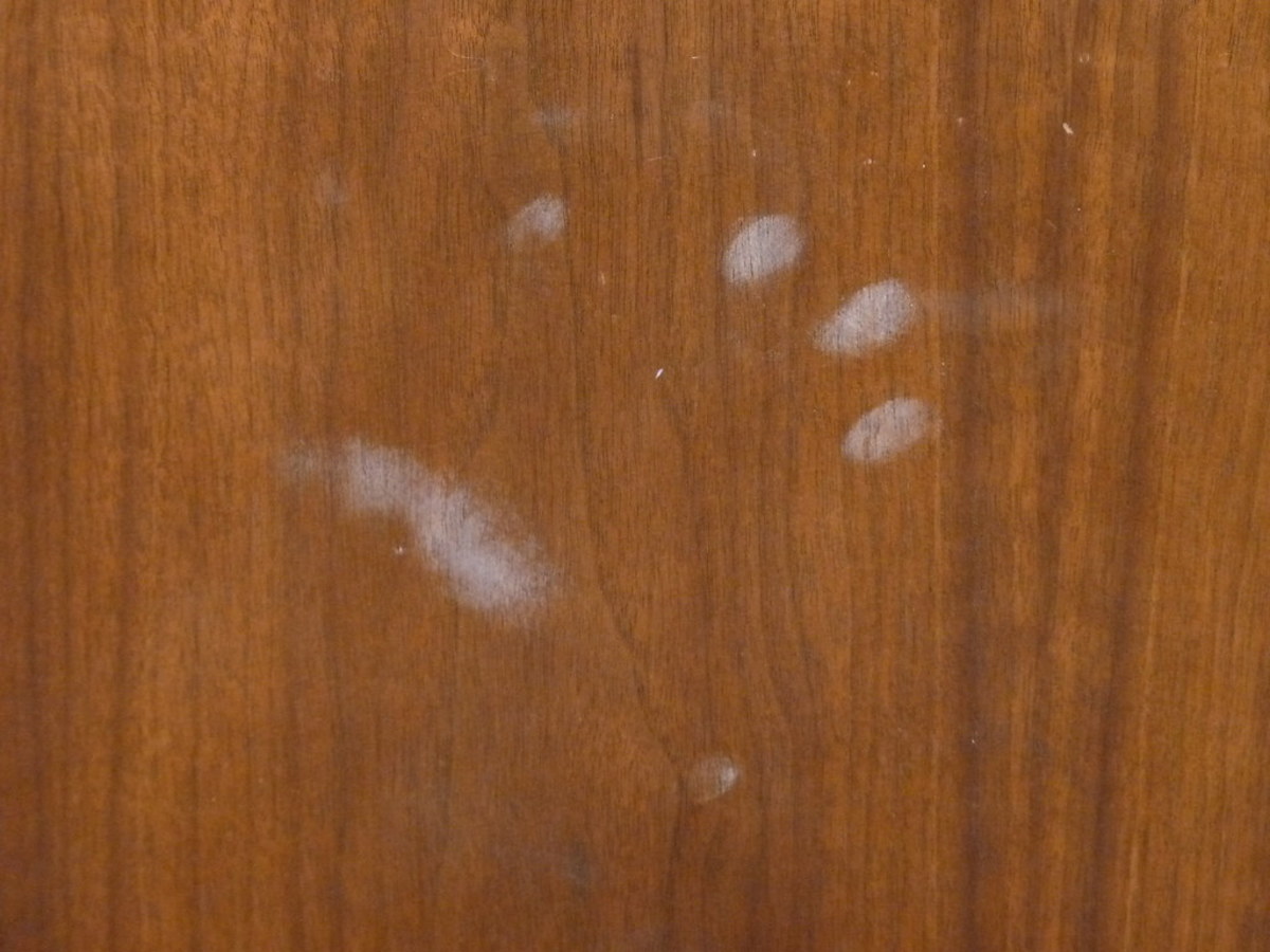 Handprints from a ghost