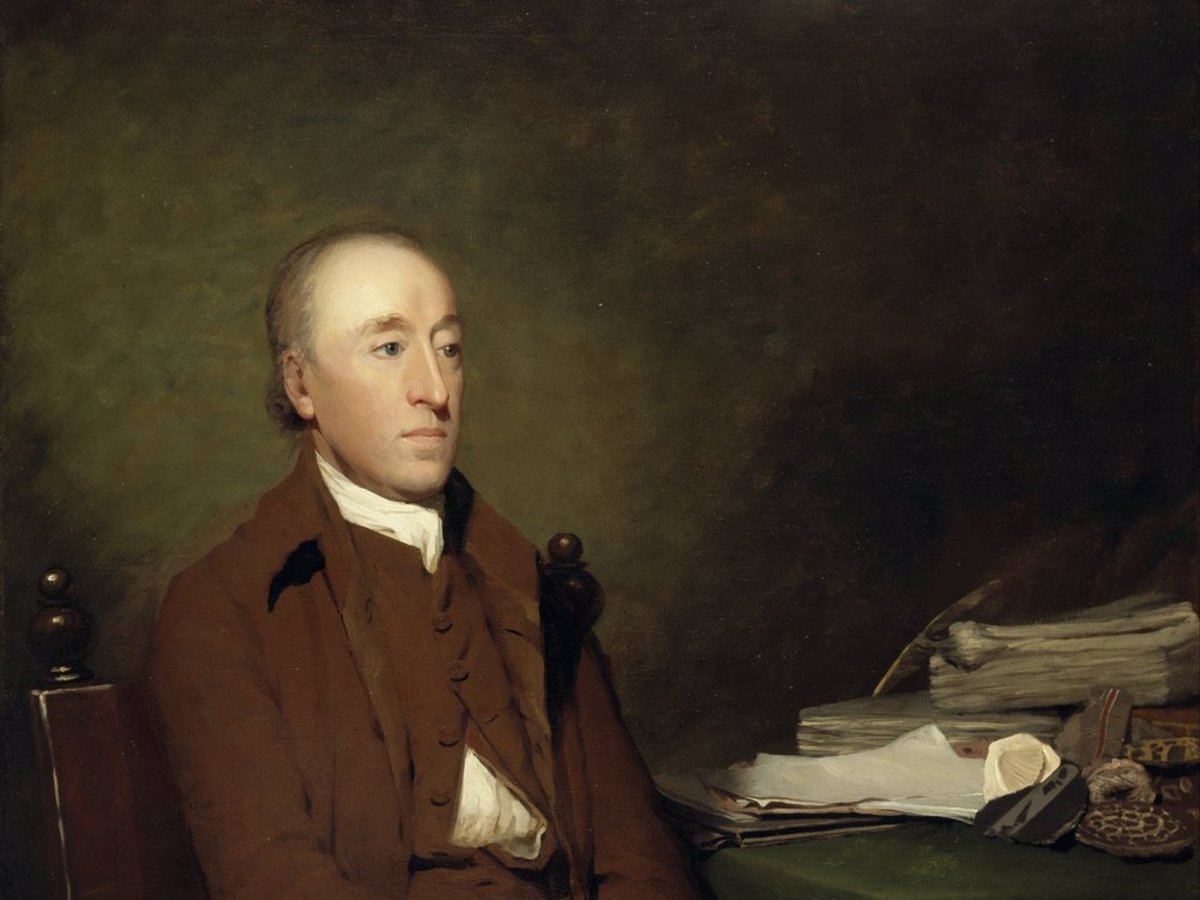Hutton, as painted by Sir Henry Raeburn in 1776. National Galleries of Scotland