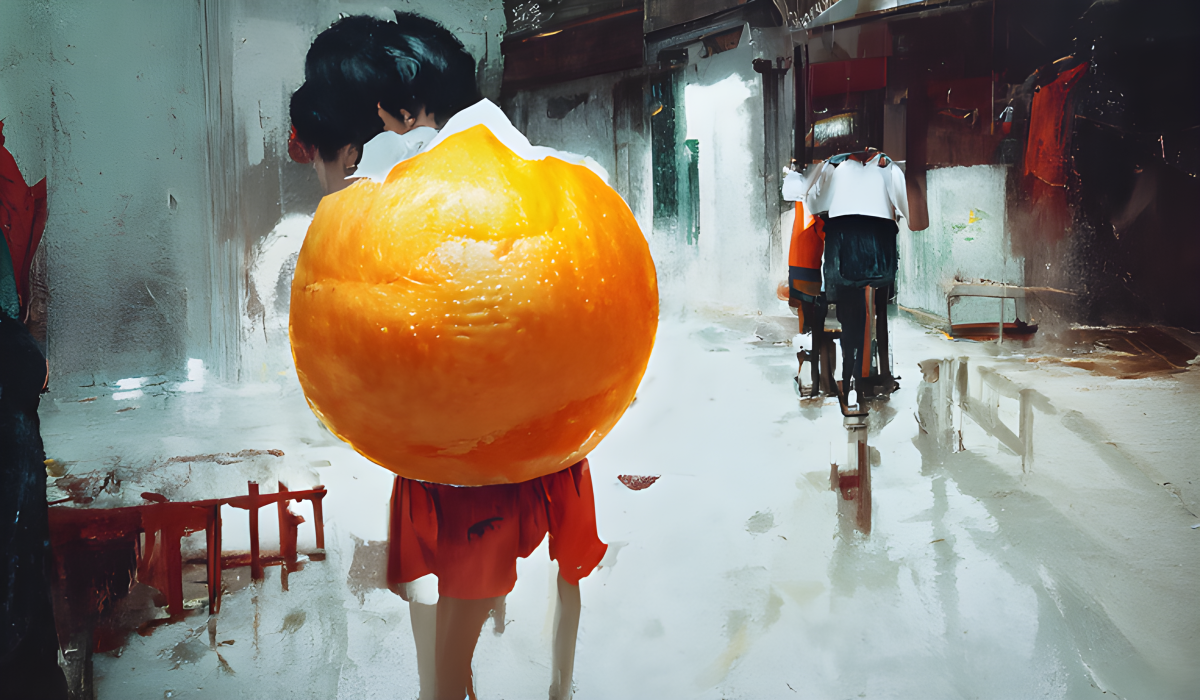 "An Orange" - Yanjun Cheng
