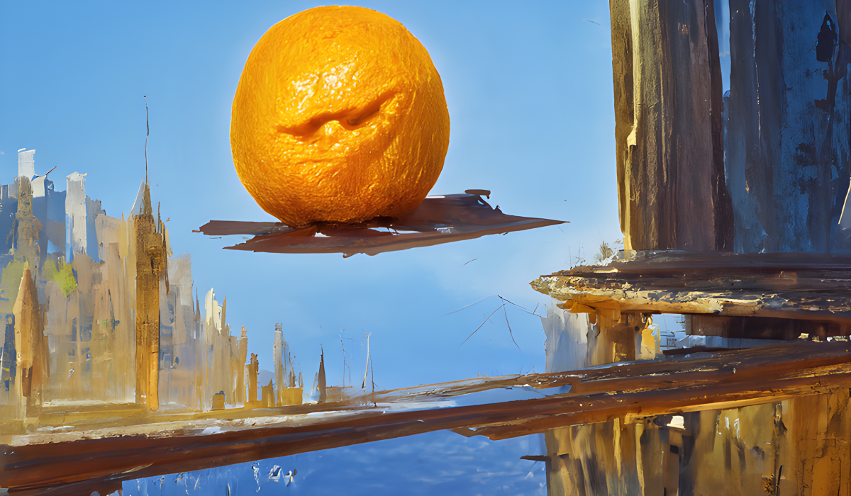 "An Orange" - James Gurney