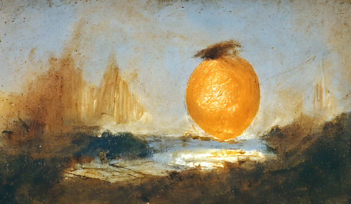 "An Orange" - JMW Turner