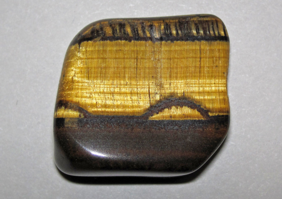 Tiger's eye was traditionally believed to boost courage and strength.