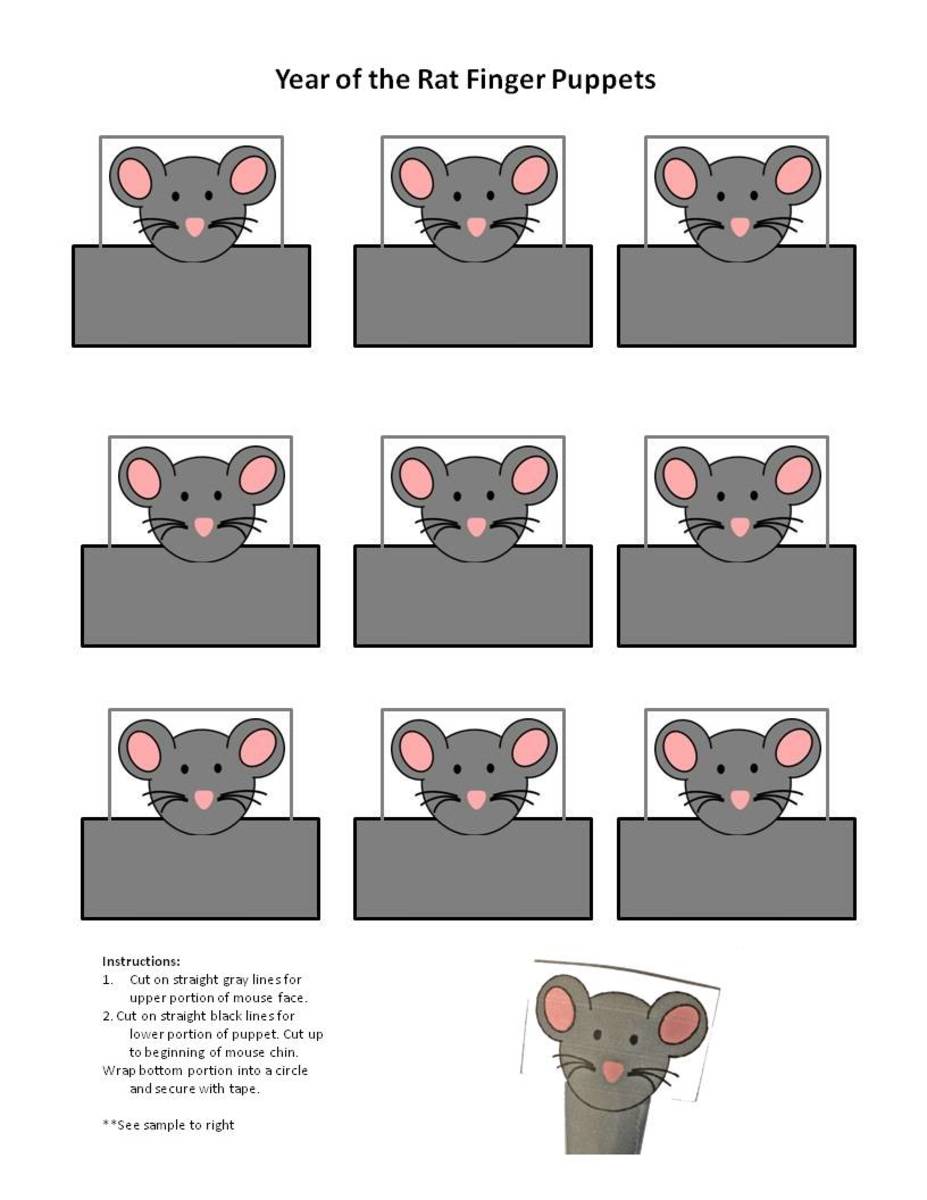 Here is the template for the Finger Puppet Mice. The link to the pdf of this pattern is located at the end of this article.