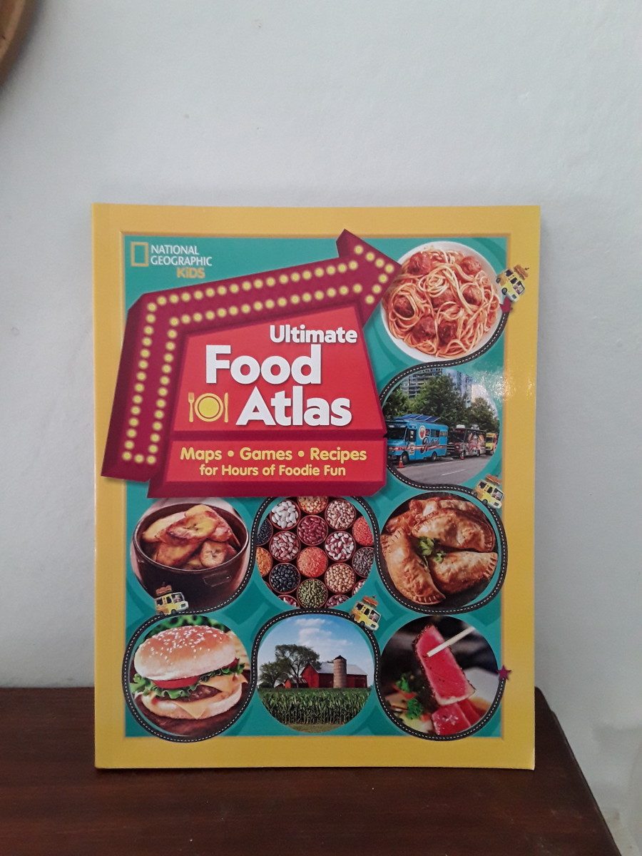 fun atlas of all things food with games, maps, and tasty recipes to try