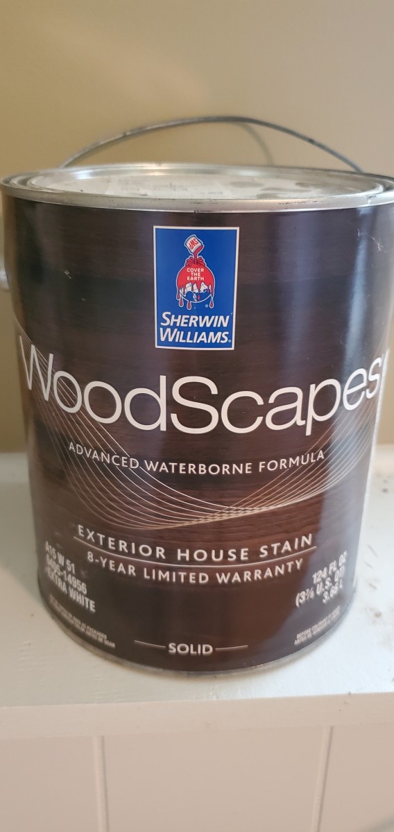 My favorite waterborne stain for fences and siding. 