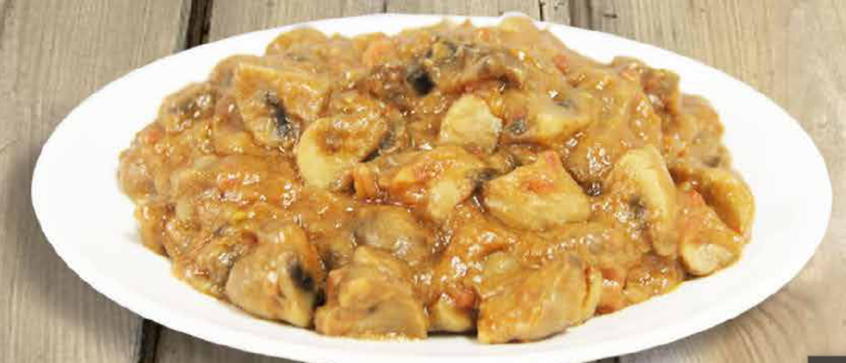 Obobwa (Stewed Mushrooms in Peanut Butter)