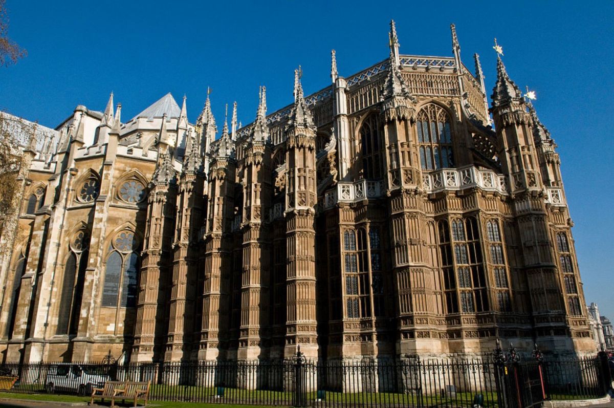 The exterior of Henry VII's Lady Chapel, Westminster Abbey.